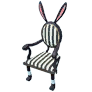 黑色沙漠 [甜蜜萬聖節]黑兔子椅子