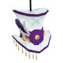 黑色沙漠 [甜蜜萬聖節]紫色花帽子天花板裝飾