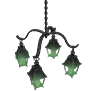 黑色沙漠 西安工坊牌吊燈(綠色)