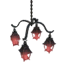 黑色沙漠 西安工坊牌吊燈 (紅色)