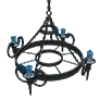 黑色沙漠 銀鈴鐺工坊牌吊燈(藍色)