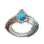 黑色沙漠 晶瑩的藍寶石戒指