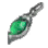 黑色沙漠 晶瑩的綠寶石耳環