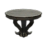 黑色沙漠山羊角裝飾桌子